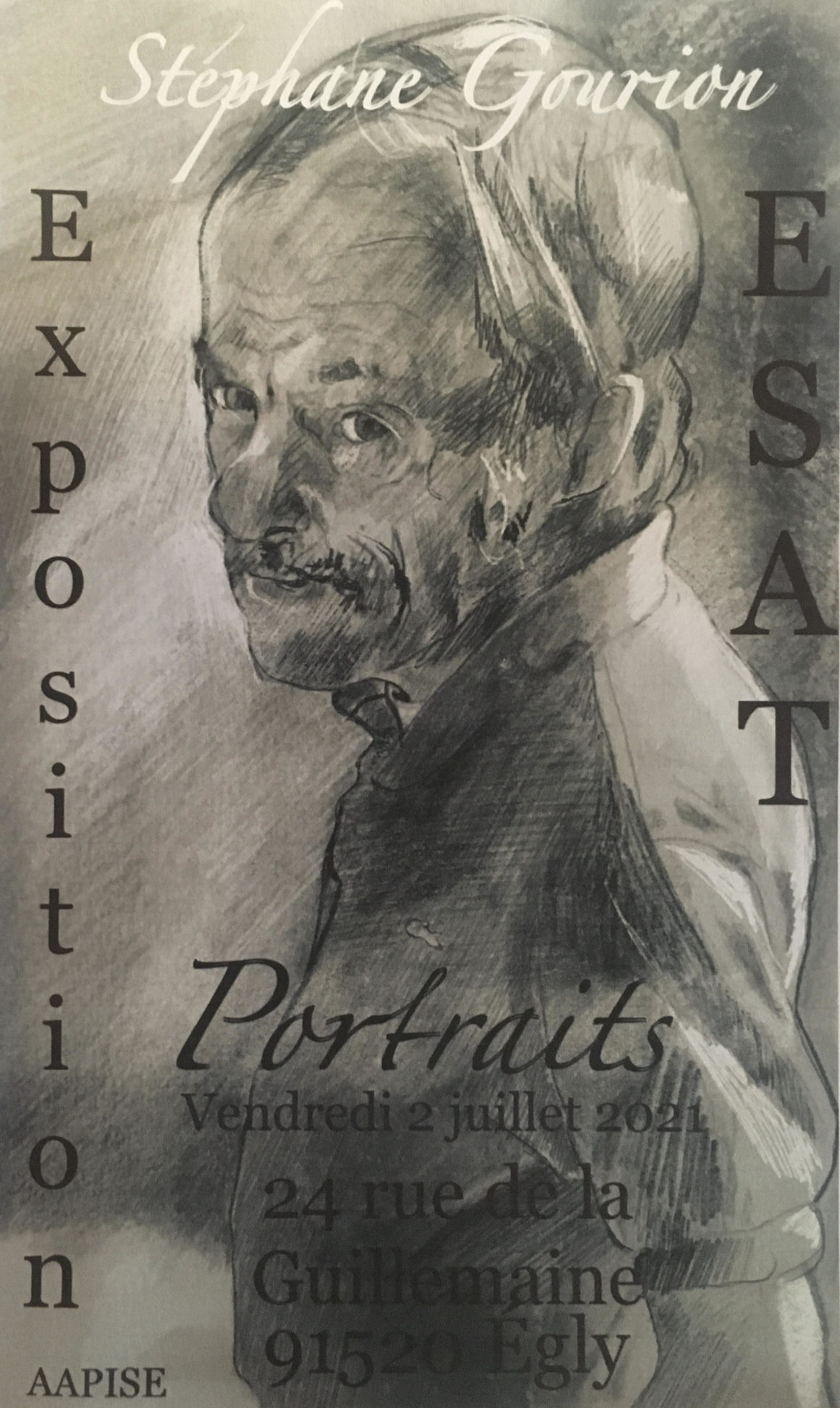 Focus sur l’exposition “Portraits” de M. Stéphane Gourion, de l’ESAT Les Ateliers du Vieux Châtres