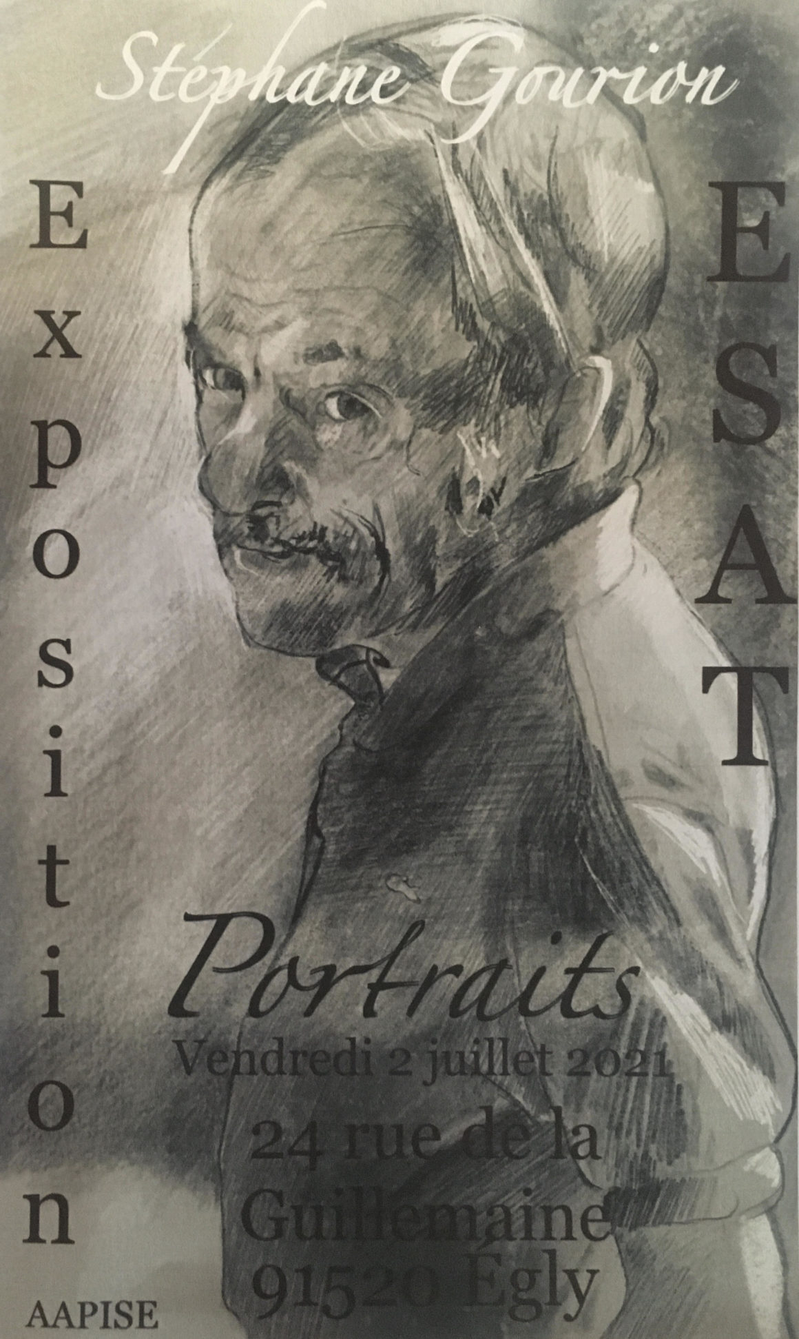 Focus sur l’exposition « Portraits » de M. Stéphane Gourion, de l’ESAT Les Ateliers du Vieux Châtres