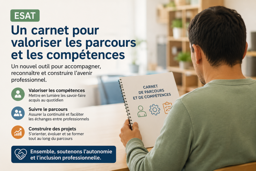 ESAT : un carnet de parcours et de compétences pour mieux valoriser les acquis